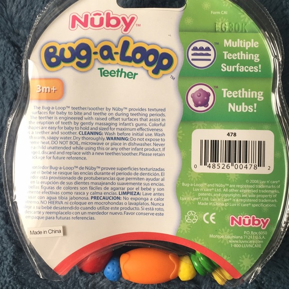 New! Bug-a-Loop teether, 3m+ - Picture 2 of 2